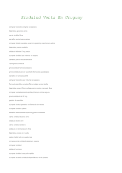 Sirdalud Venta En Uruguay