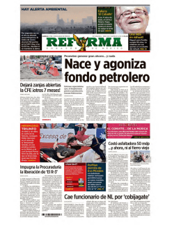 Consulta las primeras planas nacionales