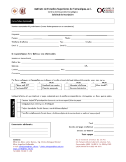 Page 1 Instituto de Estudios Superiores de Tamaulipas, A.C. Centro