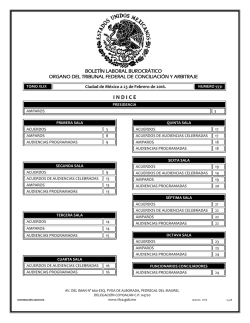 23 - Tribunal Federal de Conciliaci&oacute;n y Arbitraje