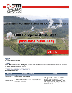 segunda circular - Geotermia.org.mx