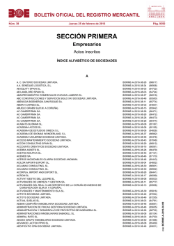 bolet&iacute;n oficial del registro mercantil