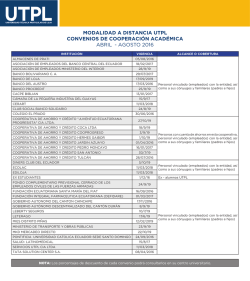 modalidad a distancia utpl convenios de cooperaci&oacute;n acad&eacute;mica