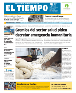 Gremios del sector salud piden decretar emergencia