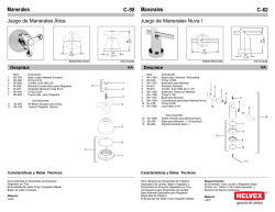 Hoja de Especificaci&oacute;n