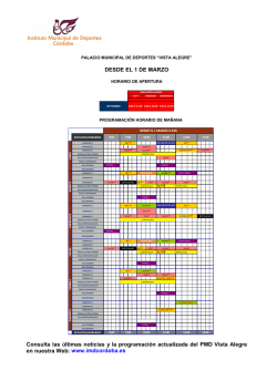 20160223 programacion pmd vista alegre desde el 1 de marzo de