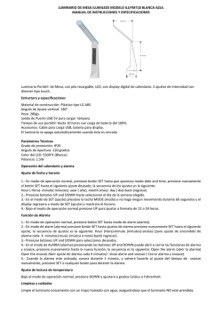 LUMINARIO DE MESA ILUMILEDS MODELO ILUYM718 BLANCA