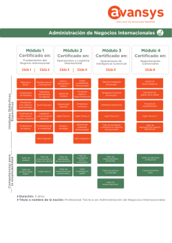administracion de negocios internacionales