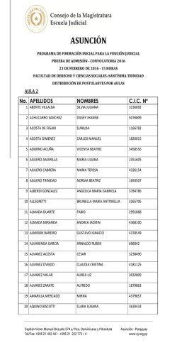 asunci&oacute;n - Escuela Judicial del Paraguay