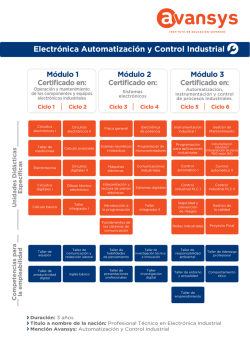 electronica automatizacion y control industrial