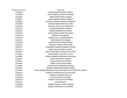 Numero de servicio Suscnomb 72164042 LOAIZA ROMERO