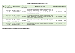 convocatorias a traves del seace
