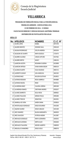 villarrica - Escuela Judicial del Paraguay