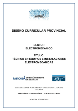 educaci&oacute;n t&eacute;cnico profesional sector electromec&aacute;nico