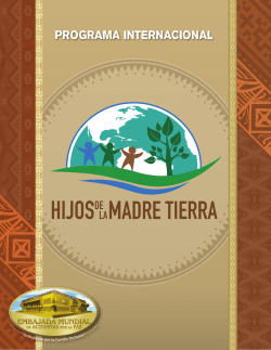 hijos madre tierra - Embajada Mundial de Activistas por la Paz