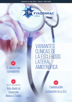 variantes cl&iacute;nicas de la esclerosis lateral amiotr&oacute;fica