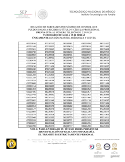 Lista de T&iacute;tulos /Febrero / 26 /2016
