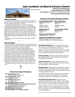 saint lawrence the martyr catholic church