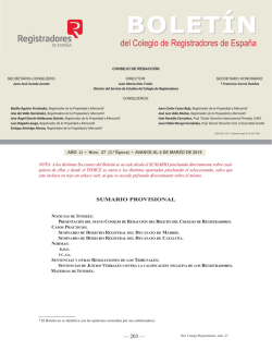 N&ordm; 27 - Registradores de Espa&ntilde;a