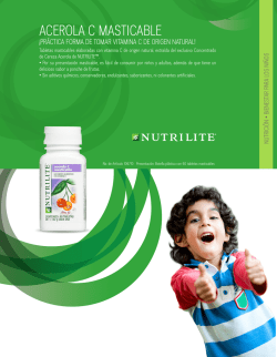 ACEROLA C MASTICABLE