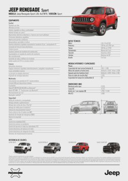 FICHA TECNICA_Sport - nuevo jeep renegade