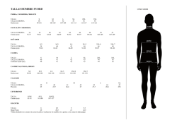 Guia de tallas - Fyord Online