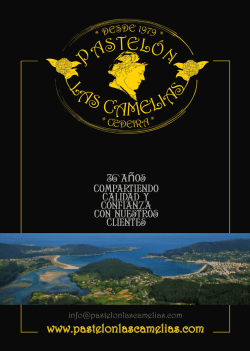 D&iacute;ptico pastel&oacute;n las camelias - Comprar empanada gallega tradicional