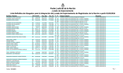 Lista abogados Letras C-D - Poder Judicial de la Naci&oacute;n