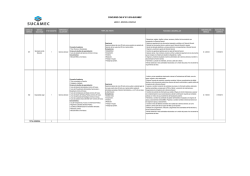 Anexo N&deg; 1 - Servicios a Convocar