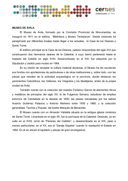 MUSEO DE &Aacute;VILA