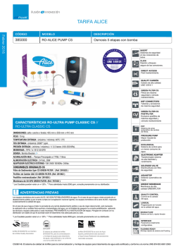 Alice Con un mayor caudal de producci&oacute;n.Con