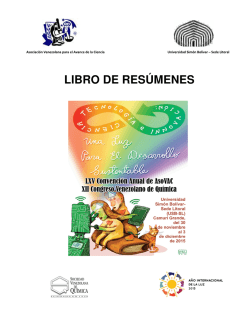 libro de res&uacute;menes