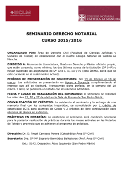 seminario derecho notarial curso 2015/2016