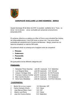 Certamen 28 de febrer.La Truca