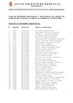 Listado - Ayuntamiento de Herencia
