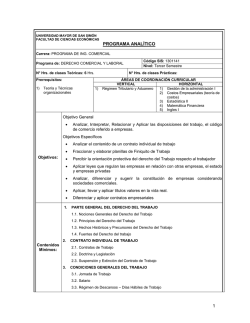 Facultad de Ciencias Econ&oacute;micas - Universidad Mayor de San Simon