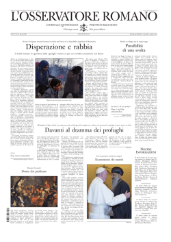 L`OSSERVATORE ROMANO