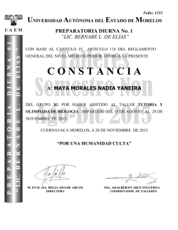 constancia a: maya morales nadia yaneira