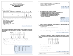DEPARTAMENTO DE QU&Iacute;MICA SERIE DE EJERCICIOS Tema 2