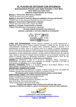 el placer de estudiar con eficiencia