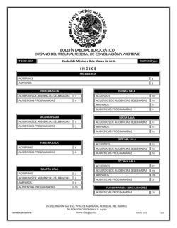 8 - Tribunal Federal de Conciliaci&oacute;n y Arbitraje
