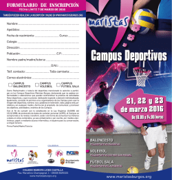 CAMPUS FOLLETO - Colegio Liceo Castilla, Burgos