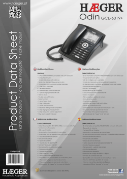 Ficha de Produto Odin GCE