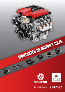 montantes de motor y caja