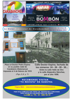 Tu Revista Carabanchel - Tu Revista de Usera y Carabanchel