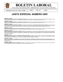 boletin laboral - Junta Texcoco