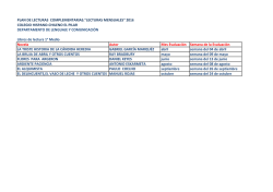 1&deg; Medio - El Pilar