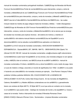 manual de monedas numismatica portugalmail imobiliario