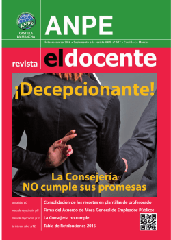 Consolidaci&oacute;n de los recortes en plantillas de