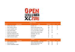 cadete feminas pos. participante club total 1&ordm; 2&ordm; 1 lozano garcia